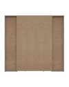 Armadio Teodoro 4 ante rovere e nero con ante scorrevoli e battenti 200x61x190H