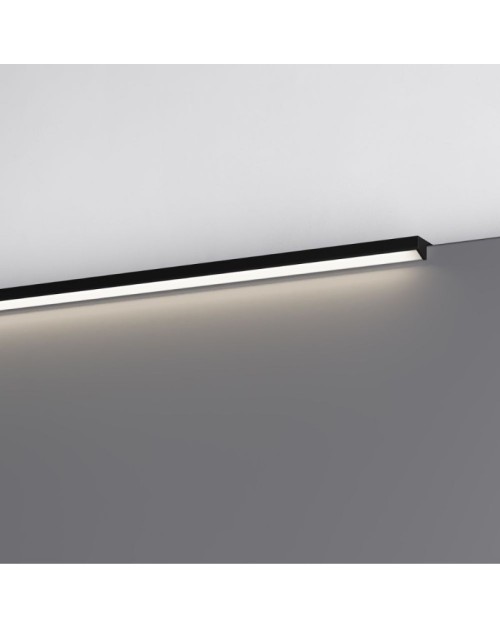Profilo illuminazione LED bagno Walk 800 mm colore nero opaco