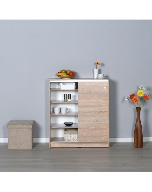 KZY0502BY SCARPIERA  C/ANTE SCORREVOLI COLORE ROVERE 91 X 105 X 37