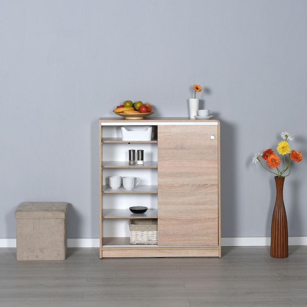 KZY0502BY SCARPIERA  C/ANTE SCORREVOLI COLORE ROVERE 91 X 105 X 37