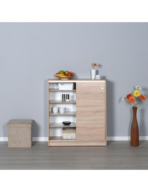 KZY0502BY SCARPIERA  C/ANTE SCORREVOLI COLORE ROVERE 91 X 105 X 37