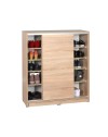 KZY0502BY SCARPIERA C/ANTE SCORREVOLI COLORE ROVERE 91 X 105 X 37