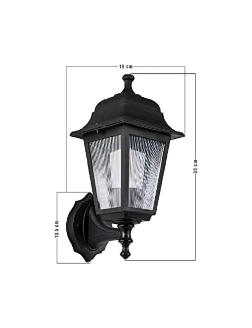 Lampada da Parete ABS Nera Quadrata MDL2826 Prezzo