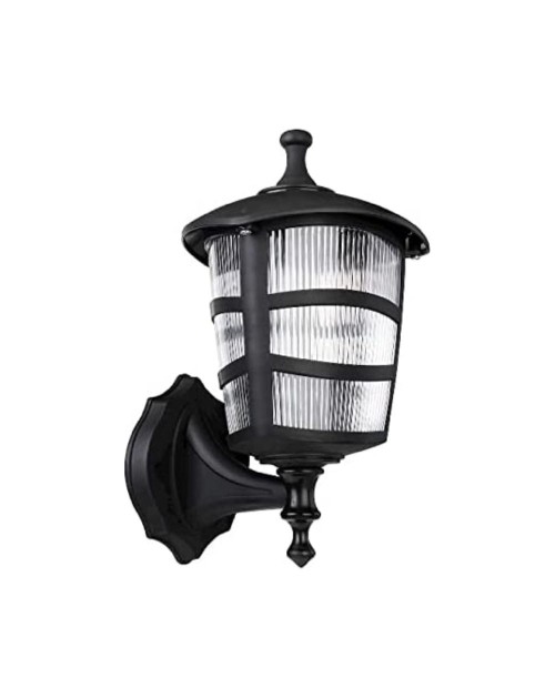 Lampada da parete ABS nera triangolare MDL3114