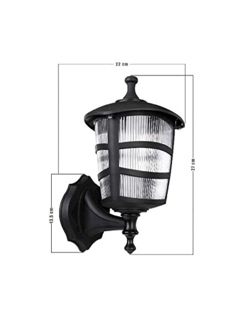Lampada da Parete ABS Nera Triangolare MDL3114 Prezzo