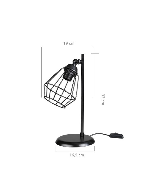 Lampada da Tavolo Ekinoks Colore Nero MDL4266 Prezzo