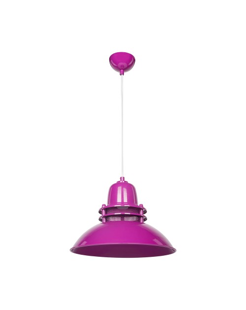 Lampada a sospensione stile industriale Tibet ASZ0872 colore fucsia