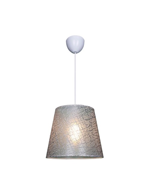 Lampada a Sospensione in Tessuto Grigio Conic Prezzo