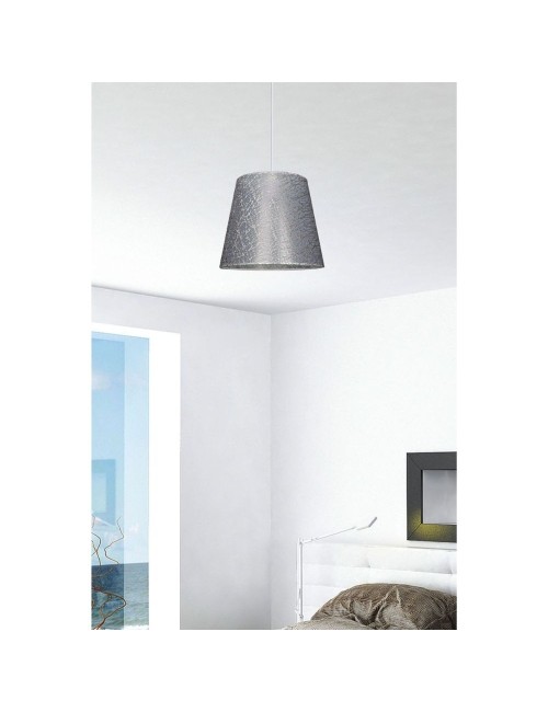 Lampada a Sospensione in Tessuto Grigio Conic Prezzo