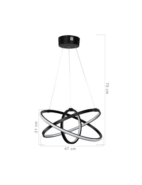Lampada a Sospensione tre cerchi LED Costana prezzo
