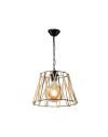 Lampada a sospensione metallo e corda Evren ASZ0881 colore nero