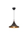 Lampada a sospensione metallo Kalyon ASZ1650 colore nero e oro