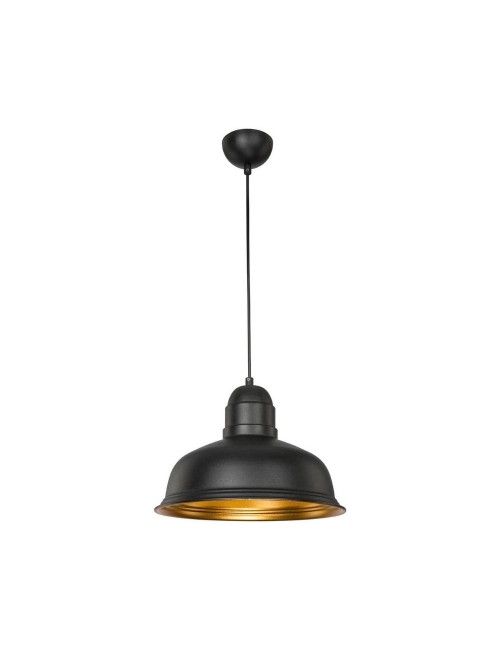 Lampada a Sospensione metallo nero interno oro Kumbet prezzo