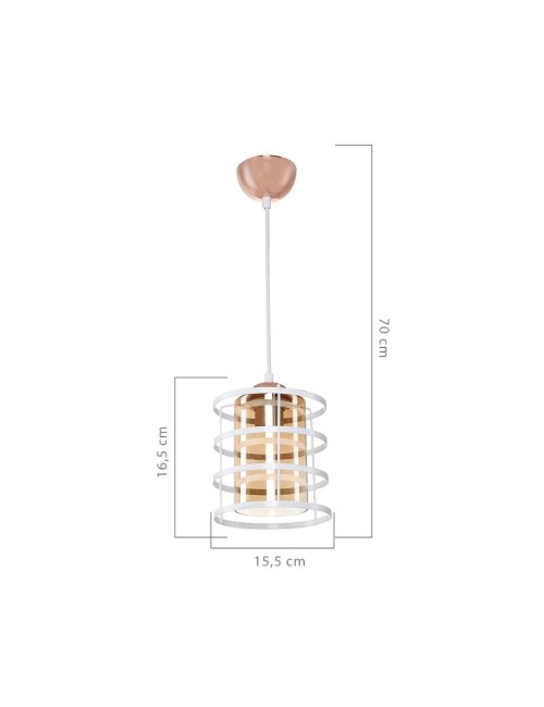 Lampada a Sospensione metallo bianco Mira ASZ1261 prezzo