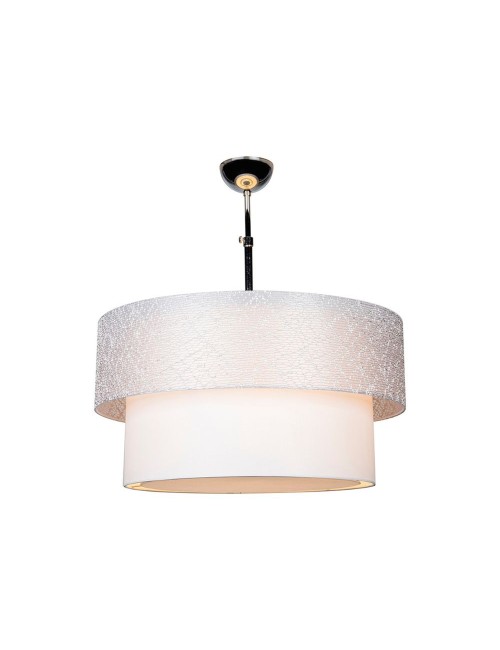 Lampada a Sospensione in tessuto Polo MDL2749 colore grigio