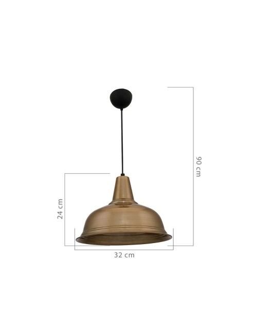 Lampada a Sospensione con diffusore bronzo Tampa Prezzo