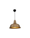 Lampada a sospensione con diffusore bronzo Tampa ASZ1343