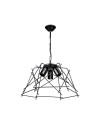 Lampada a sospensione 3 luci in metallo asimmetrico Tena MDL3854 colore nero