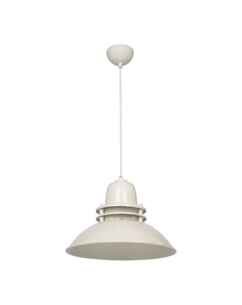 Lampada a sospensione stile industriale Tibet ASZ0870 colore crema