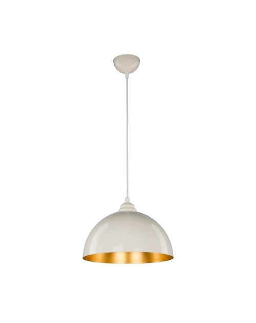 Lampada a sospensione in metallo Topak ASZ0948 colore bianco