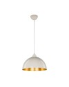 Lampada a sospensione in metallo Topak ASZ0948 colore bianco