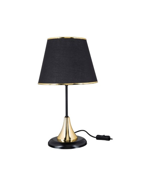 Lampada da Tavolo Metallo e Paralume Nero Aden Prezzo