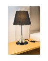Lampada da tavolo metallo e paralume nero Aden ASZ1632