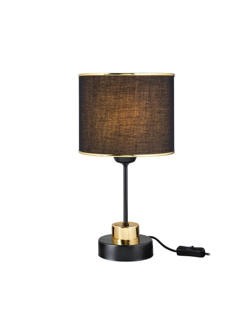 Lampada da Tavolo Metallo e Paralume Nero Arden Prezzo