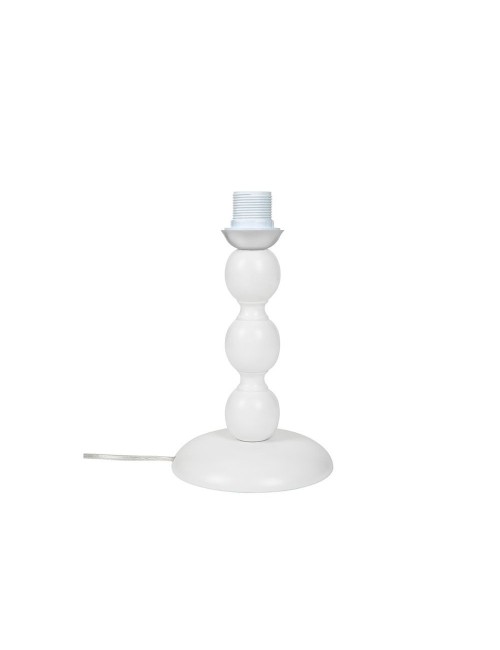 Lampada da Tavolo Base Bianca e Paralume Colore Turchese