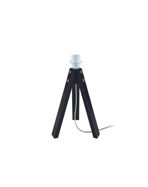 Lampada da tavolo treppiede legno nero Deco MDL3042