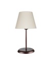 Lampada da tavolo in metallo e paralume Elva ASZ1050