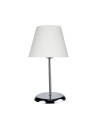 Lampada da tavolo in metallo e paralume Elva ASZ1047