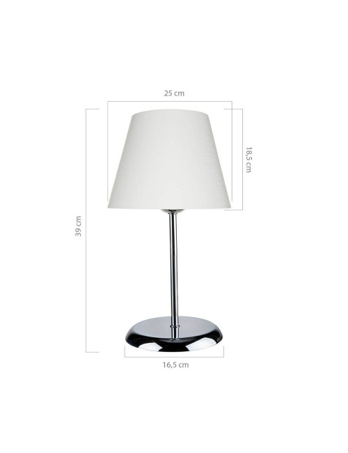 Lampada da Tavolo in Metallo e Paralume Tessuto Elva Prezzo