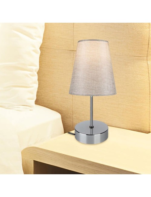 Lampada da Tavolo Cromo Beige Estelya ASZ1068 Prezzo