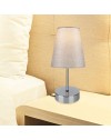 Lampada da tavolo cromo beige Estelya ASZ1068