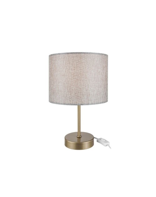 Lampada da tavolo con paralume cilindrico sabbia Flora ASZ1496