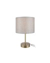 Lampada da tavolo con paralume cilindrico sabbia Flora ASZ1496