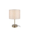 Lampada da tavolo con paralume cilindrico sabbia Flora ASZ1496