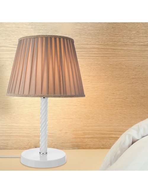 Lampada da Tavolo Vetro Bianco Piray ASZ1277 Prezzo