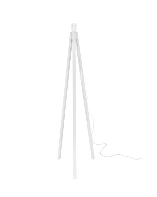 Lampada da terra treppiede legno colore bianco Rodi ASZ1239 125H
