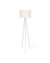 Lampada da terra treppiede legno e paralume bianco Rodi ASZ1233