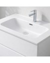 Lavabo da appoggio 1 vasca in ceramica per bagno bianco lucido 61x46,5 – Modello LAV9060S