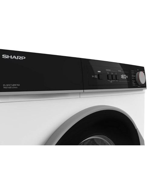 Lavatrice Sharp ESNFA714BW1NA 7kg 1400 giri motore inverter classe A