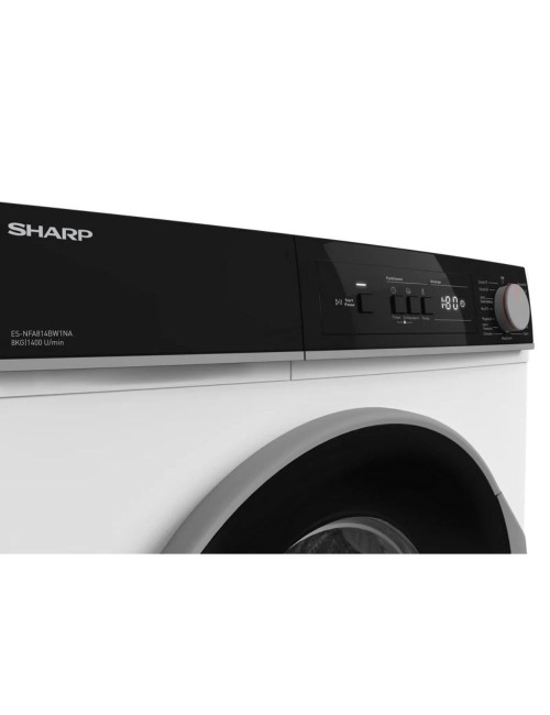 Lavatrice Sharp ES-NFA814BWNNA 8kg 1400 Inverter classe A