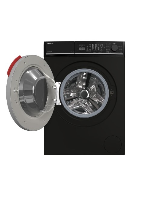 Lavatrice Sharp ESWNFL014CBNA 10kg centrifuga 1400 giri colore nera classe A