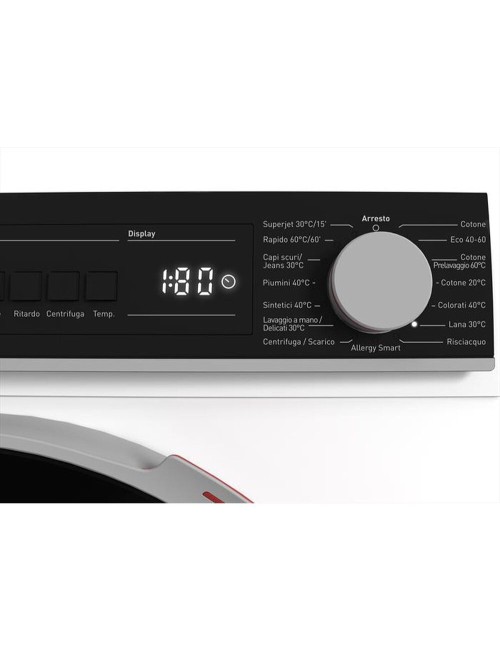 Lavatrice 8 Kg Sharp ES-NFB814DW1NA classe A centrifuga inverter colore bianco