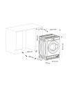 Lavatrice incasso Daewoo WMIC84XWB1IT 1400 giri 8 kg bianco classe B