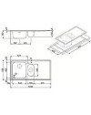 Lavello incasso semifilo 2 vasche e gocciolatoio sinistro 100x50 Smeg LE102S2 inox spazzolato