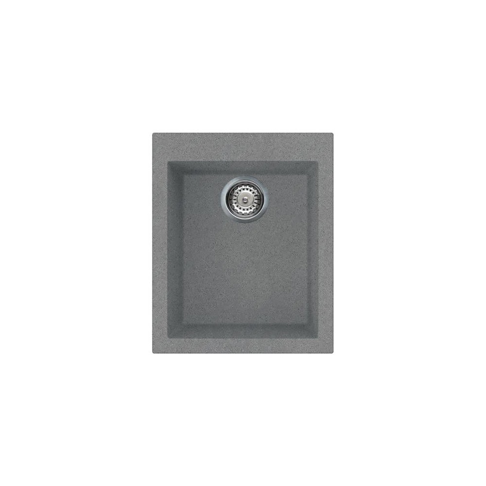 Lavello incasso monovasca 41x50 Smeg VZ40TT fragranite titanio