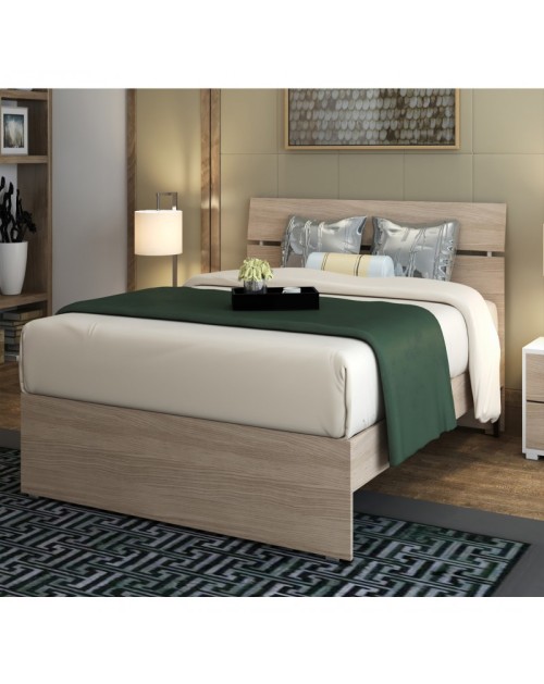 Letto matrimoniale in legno colore olmo LETTO160TPOL